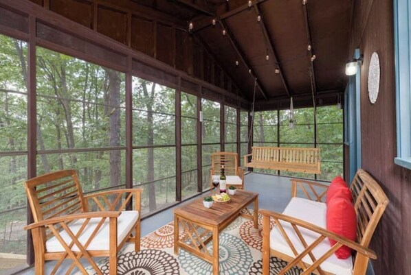 Our Little Porch!
Perfect for a morning coffee or to enjoy a beautiful sunset.