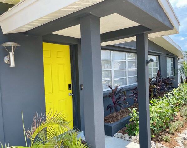 Front entrance of home