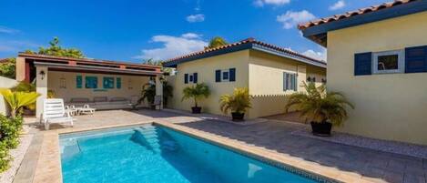 Take a dip and cool off in the pool!