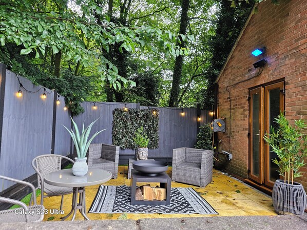 Patio by day