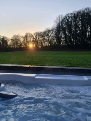 View from hot tub