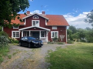 Main entrance to the house