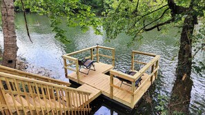 Your own private LARGE DOCK...Fish, Chill or launch your kayaks & tubes. 