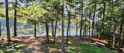 Avoid steep stairs that tire you out, our grounds slope gently to the lake!