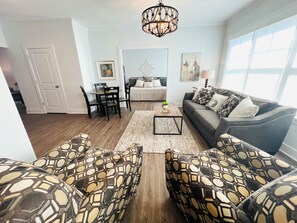 Living Space 1 - Enjoy time playing games, watching TV or curl up and read a bit