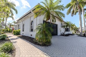 Garage and driveway