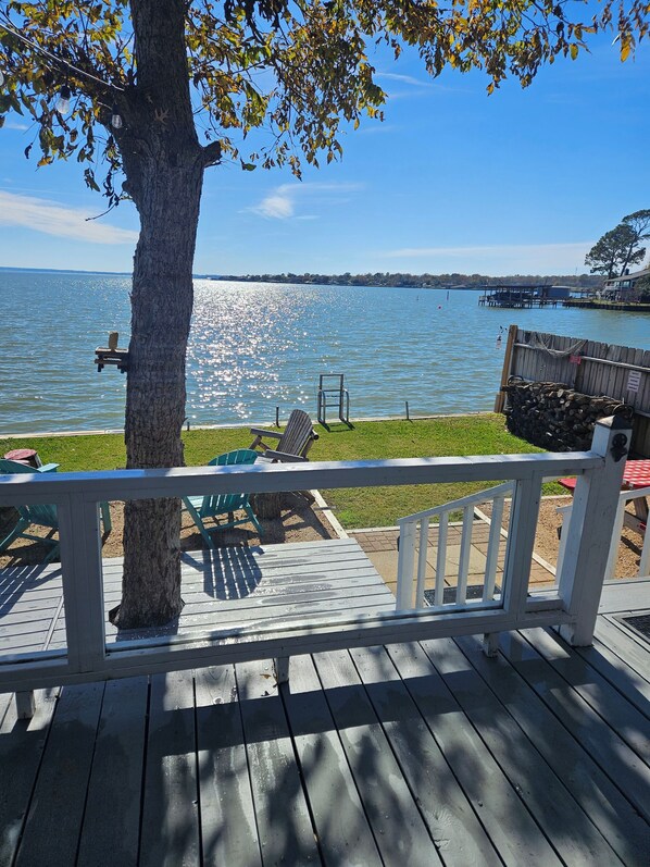 View from back porch. 