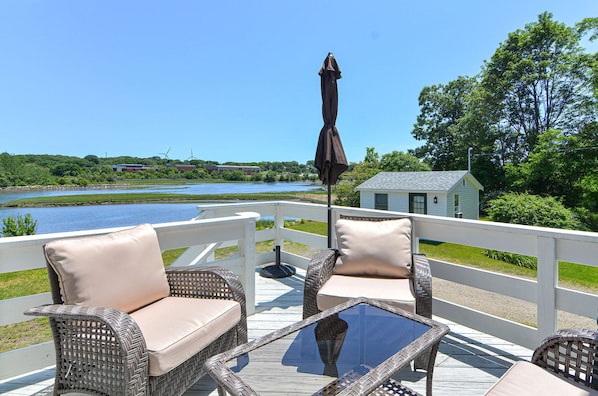 Enjoy views of Mill Pond
