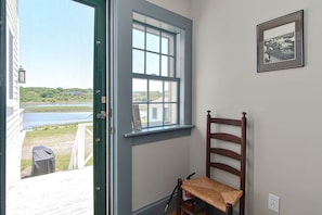 Main entrance hall also leads to the back deck.