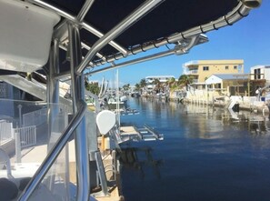 Channel facing North
