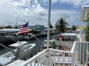 God Bless America. Channel facing south