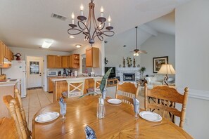 Book the best Airbnb in  Ocean Springs! This extremely comfortable home features a split floor plan with open, centralized common spaces, perfect for relaxation and togetherness.