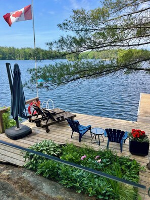 Big dock for relaxing.  