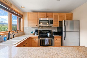 Our kitchen is designed with all the essentials.