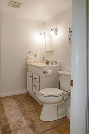 Bathroom on the main floor - living room area