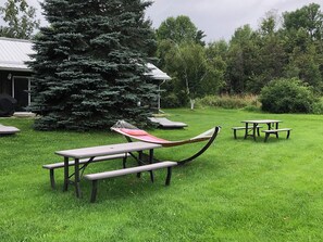 Hammocks and Picnic Tables