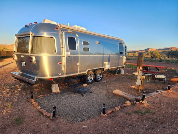 Outdoor space is great for taking it easy on the ranch