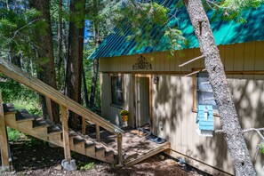 Stairs required to cabin and inside Ladder to sleeping area