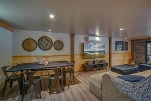 Enjoy our complimentary movie theater candy and popcorn in the dining room