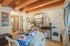 Kitchen and dining area