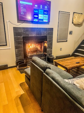 Fireplace with Smart TV