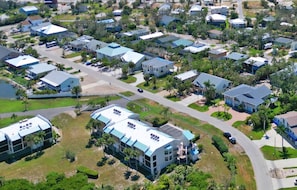Our white sandy beaches along the shores of the shores of the Gulf of Mexico is just a short walk from the duplex.