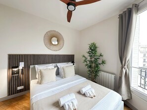 Large bedroom with storage facilities