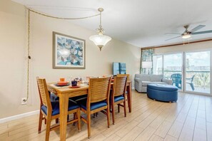 Separate dining area