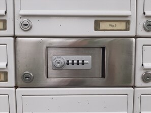 Schlüsseltresor an der Unterkunft