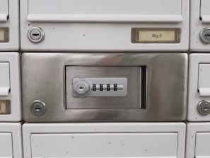 Schlüsseltresor an der Unterkunft