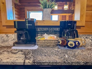 Coffee Area - Brew K-Cups & Pots of Coffee