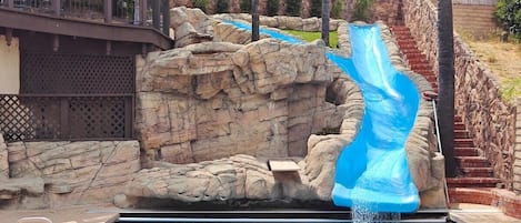 Theme park style slide for endless fun!
