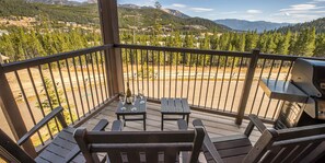 Private Deck for realxing after a day on the slopes