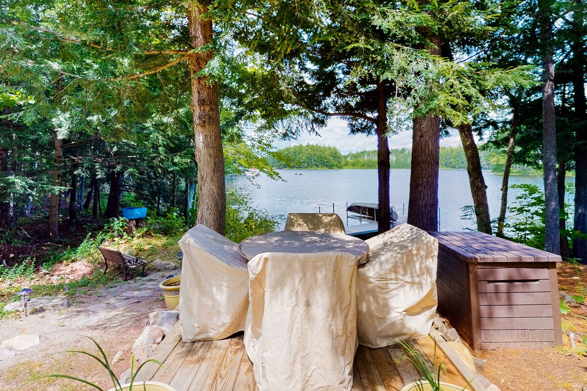 The Three Cornered Pond Retreat | House in Augusta with kayaks & dock access