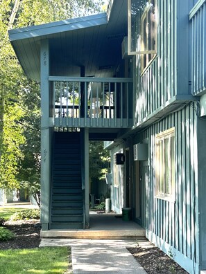 Stairs up to our Unit