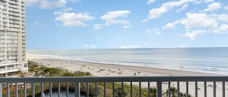 Oceanfront View from our balcony