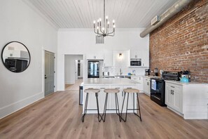 Kitchen aesthetics meet practicality in this inviting space