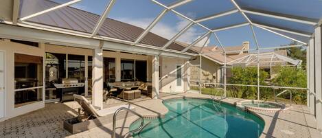 Cape Coral Vacation Rental | 3BR | 2.5BA | 2,700 Sq Ft | Step-Free Access