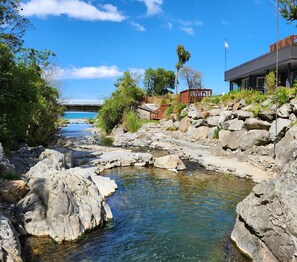 down by the rivers edge