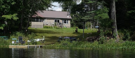 View of house from river 