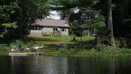 View of house from river