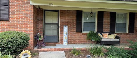 Front porch with Key Code Lock