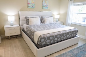 Master bedroom with king bed