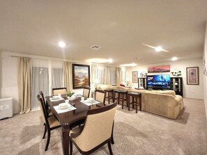 Open concept living space