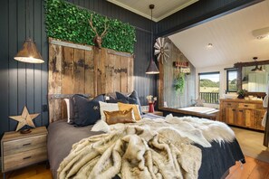 The Barn Room features a King Bed with quality linen