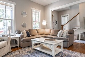 An open living room
