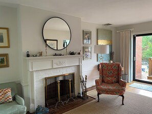 working fireplace