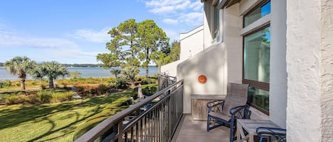 Balcony and View of the Beach