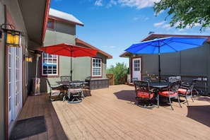 The property has several communal seating/dining areas to be enjoyed by guests.