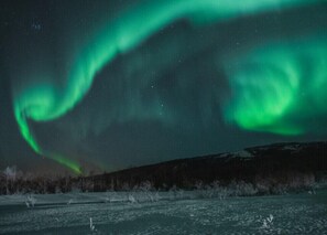 Aurora from Creamer Field 1 min drive from house